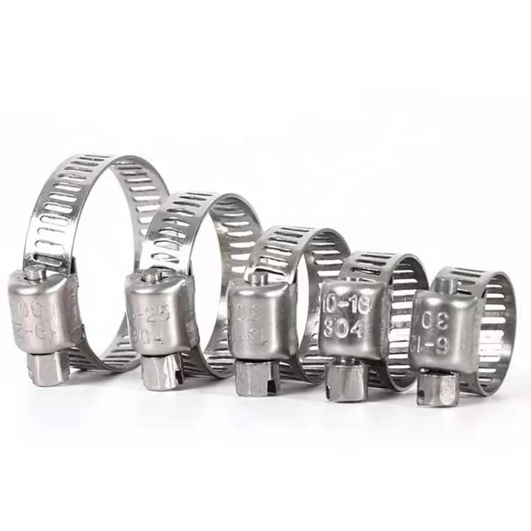 Custom-sized Stainless Steel Hose Clamps